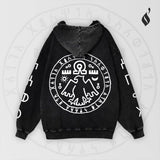 7 Eagles Washed Hoodie - QADIM