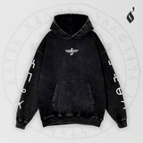 7 Eagles Washed Hoodie - QADIM