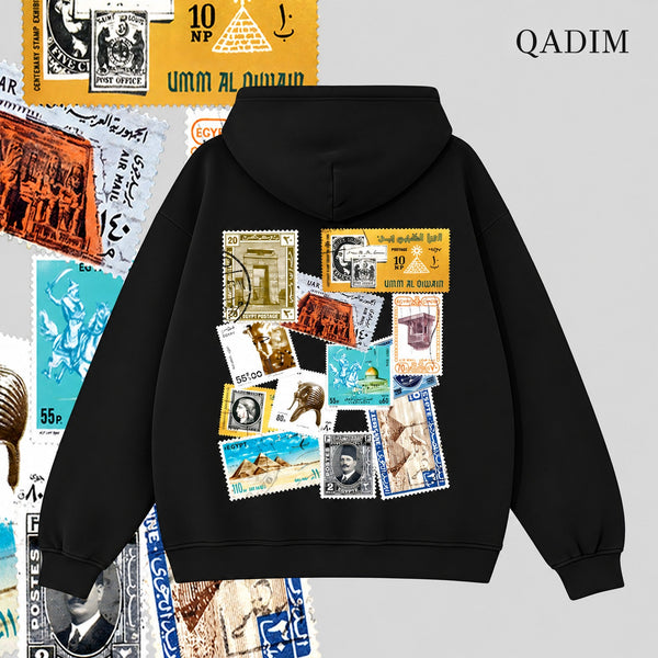 QADIM Tawabie Relaxed Hoodie – Black
