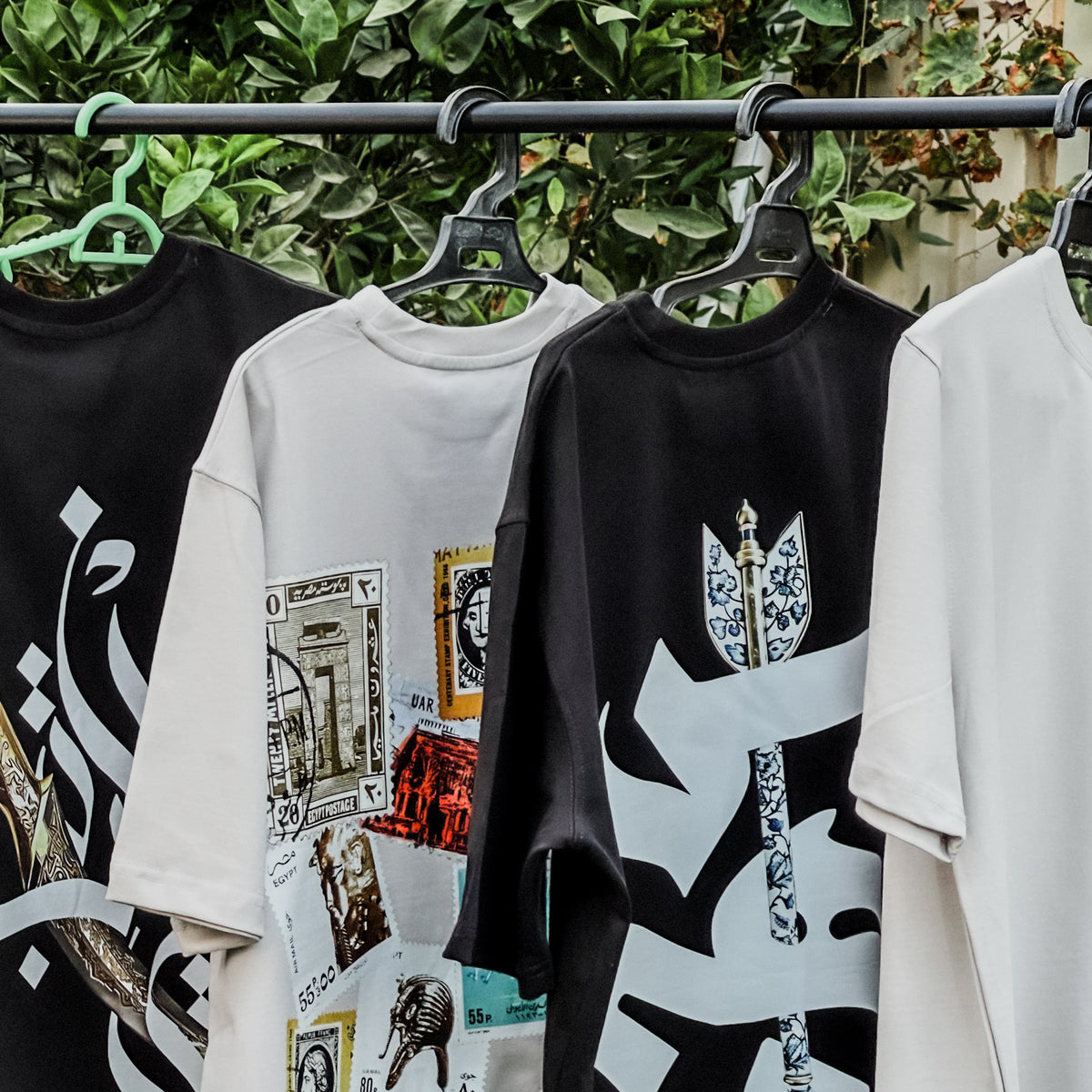 7 Eagles Oversize T-Shirt - QADIM