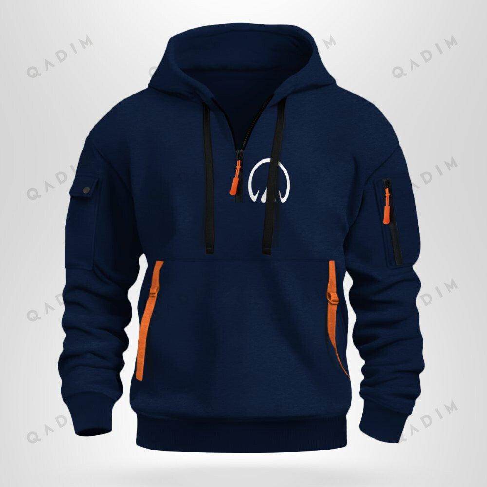 Asil Quarter Zip Hoodie - QADIM