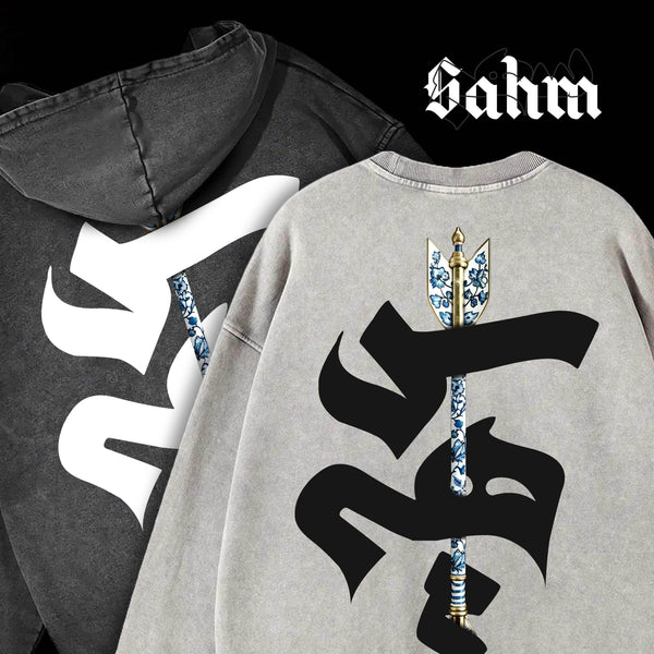 Sahm Washed Sweatshirt - QADIM