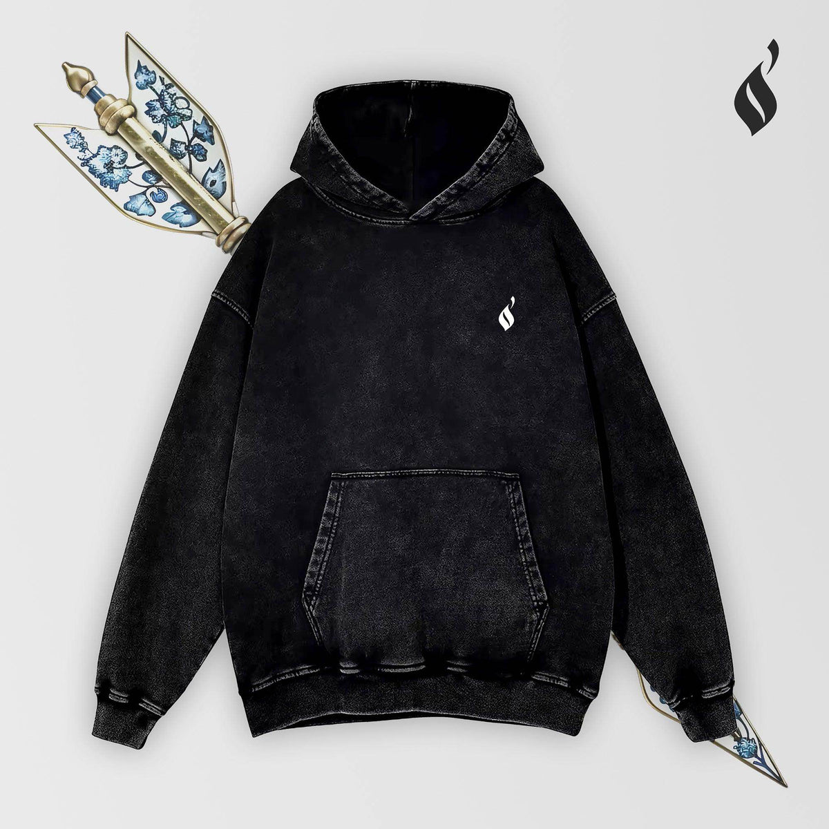 Sahm Washed Hoodie - QADIM