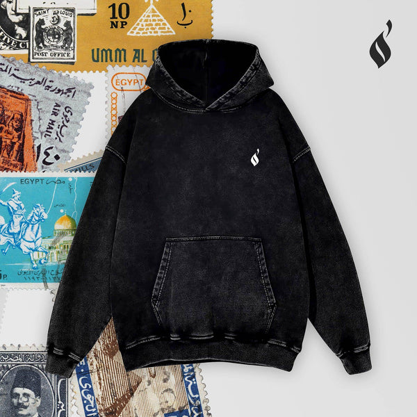 Tawabie Washed Hoodie - QADIM
