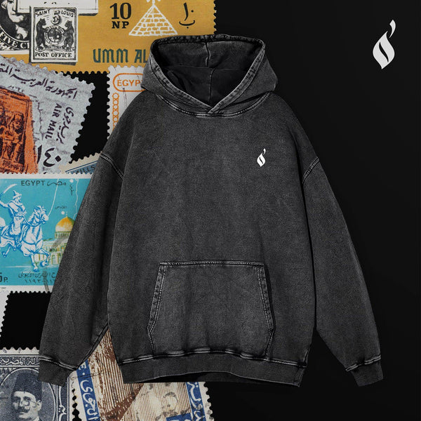 Tawabie Washed Hoodie - QADIM