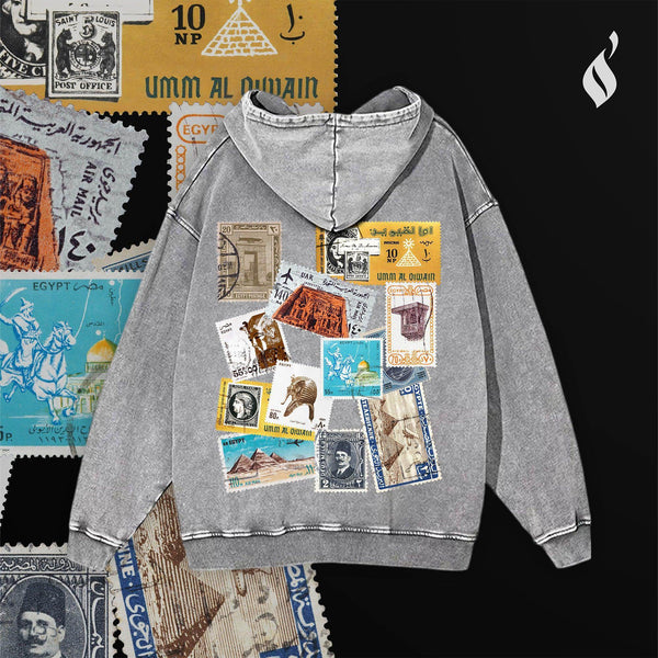 Tawabie Washed Hoodie - QADIM