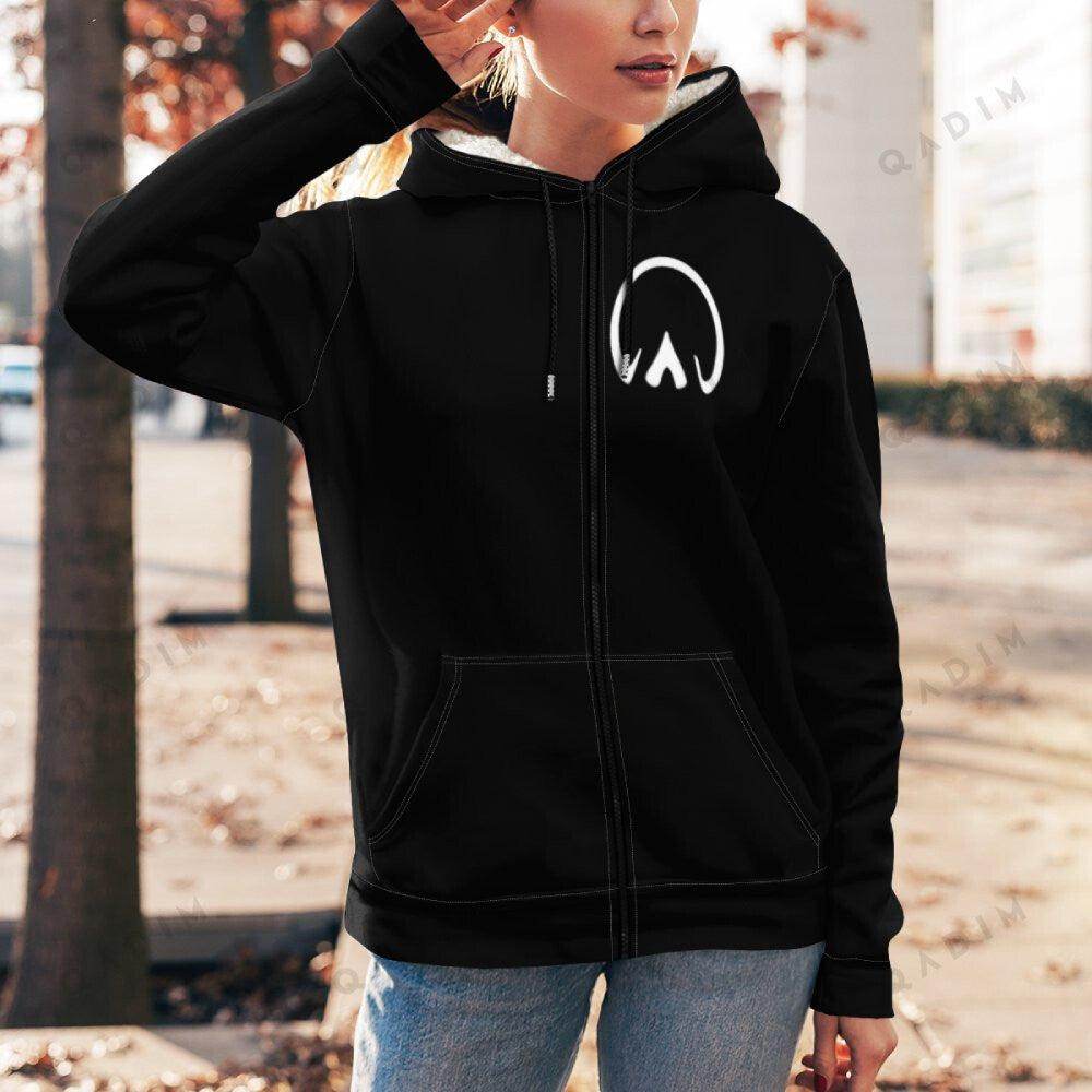 Asil Fleece Zip Hoodie - QADIM