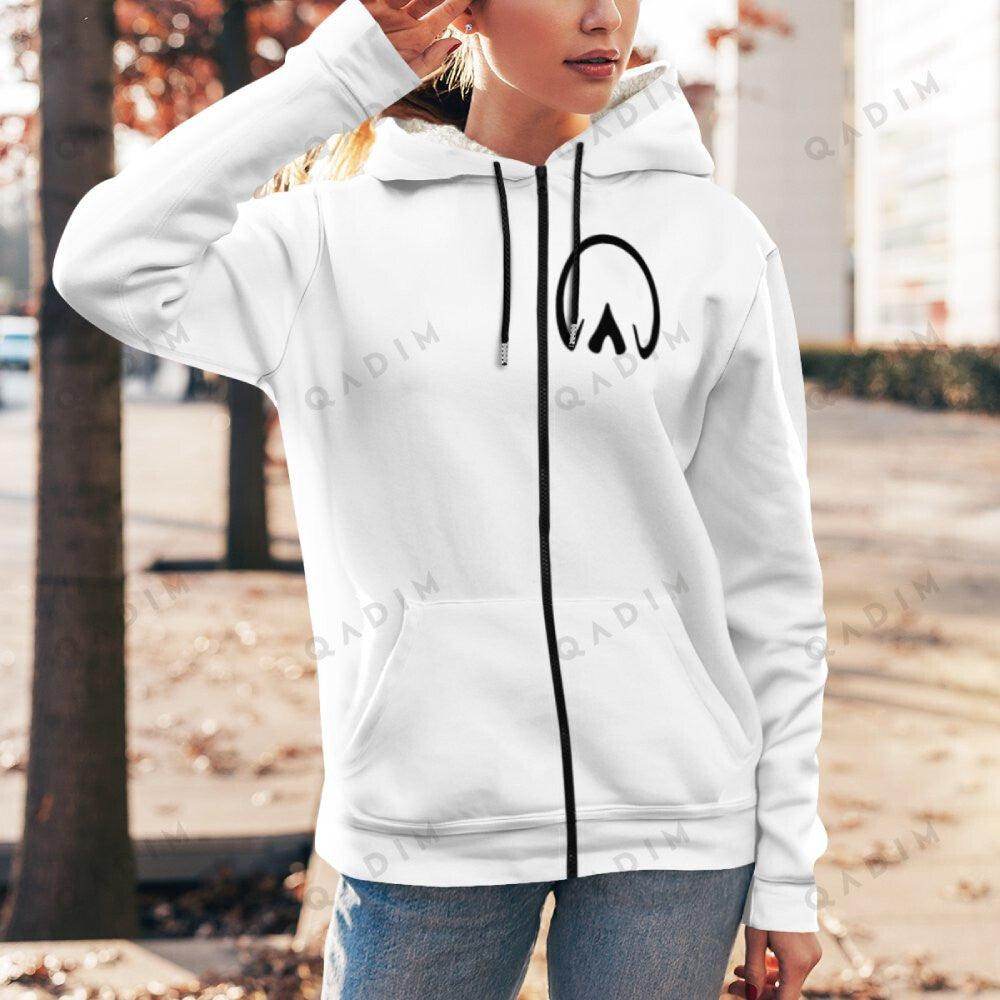 Asil Fleece Zip Hoodie - QADIM