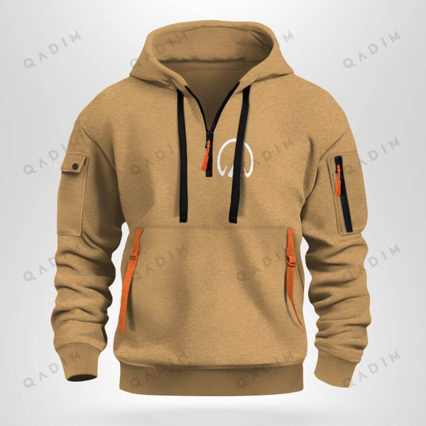 Asil Quarter Zip Hoodie - QADIM