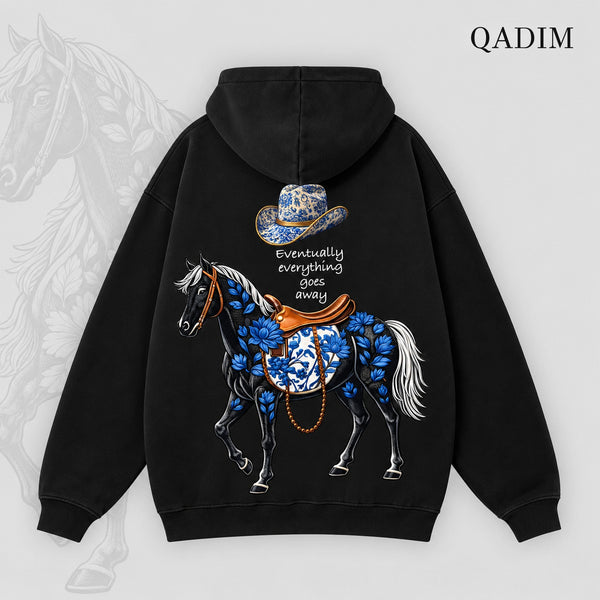 QADIM Safar Relaxed Hoodie – Black