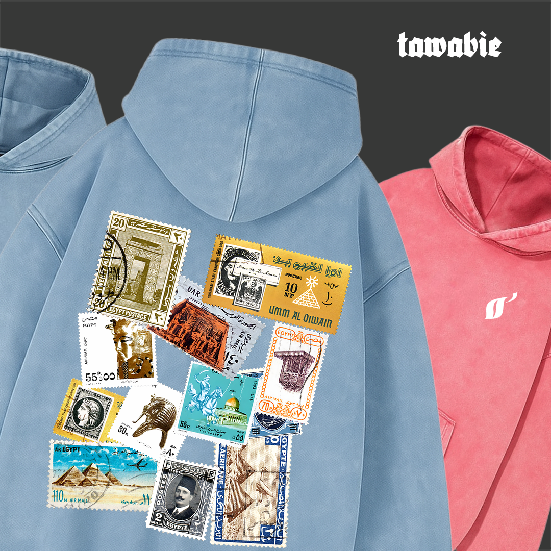 Tawabie Washed Hoodie - QADIM