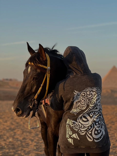 Asil QADIM Winter 26 worn by @atharelsherbiny