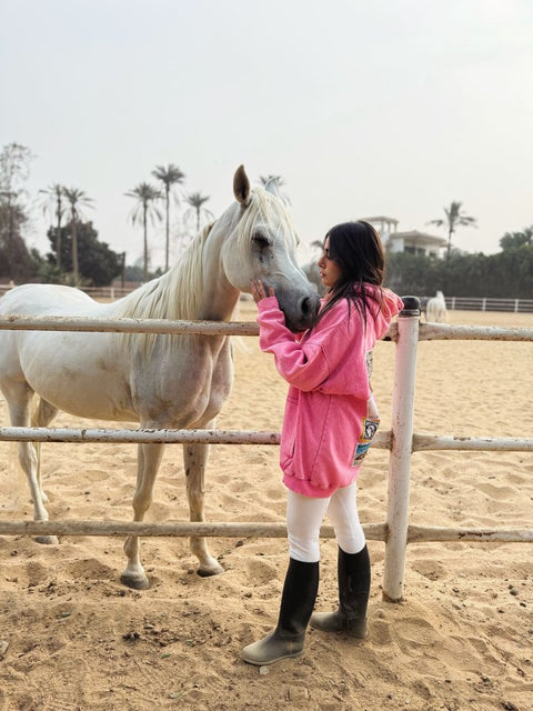 Asil QADIM Winter 26 worn by @marwaabuelezz